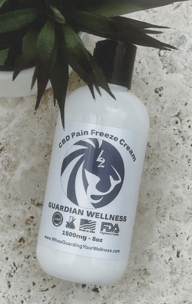 GW CBD Pain Freeze Cream 1500mg 8oz