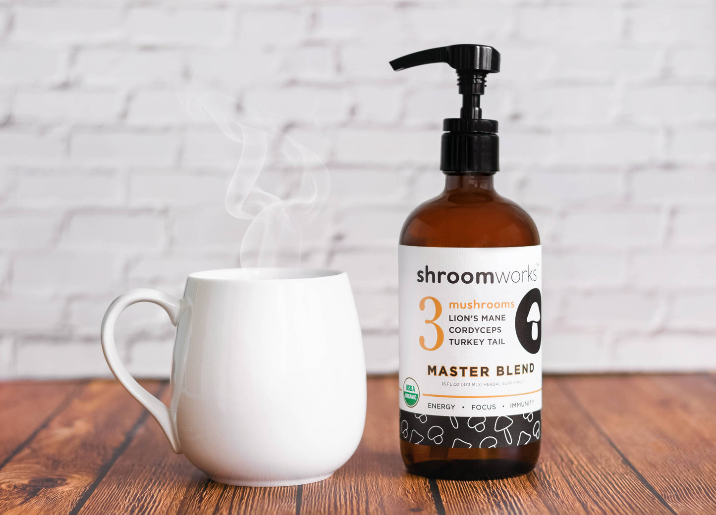 Shroomworks Mushroom Master Blend | Barista Pump